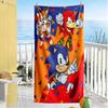 Sonic Durable Beach Towel Lightweight for Outdoor Daily Use Fashion Lovers Perfect Gift for Valentine's Wedding Birthday