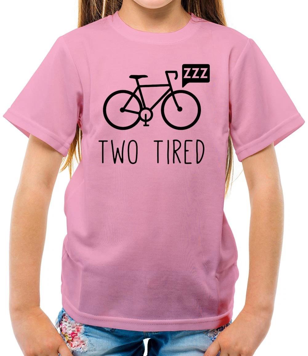 Two Tired Bicycles - Kids T-Shirt - Bike Biker Cyclist Cycle Sport Funny 120