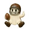 Halloween Character Ghost Figurine Cute Rugby Tennis Baseball Ghost Sculpture Resin Ghost Statue Tabletop Ornament for Home Party Indoor Outdoor Decor