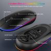 2.4G Wireless Keyboard Mouse Set RGB Backlit Rechargeable Full-Size Rechargeable Ergonomic Business Office Keyboard & Mouse Set