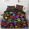 Microorganism Bacteria Comforter Cover Bedding Set For Winter Little Monster Pathogen Be Riotous With Colour Duvet Cover Set 3D