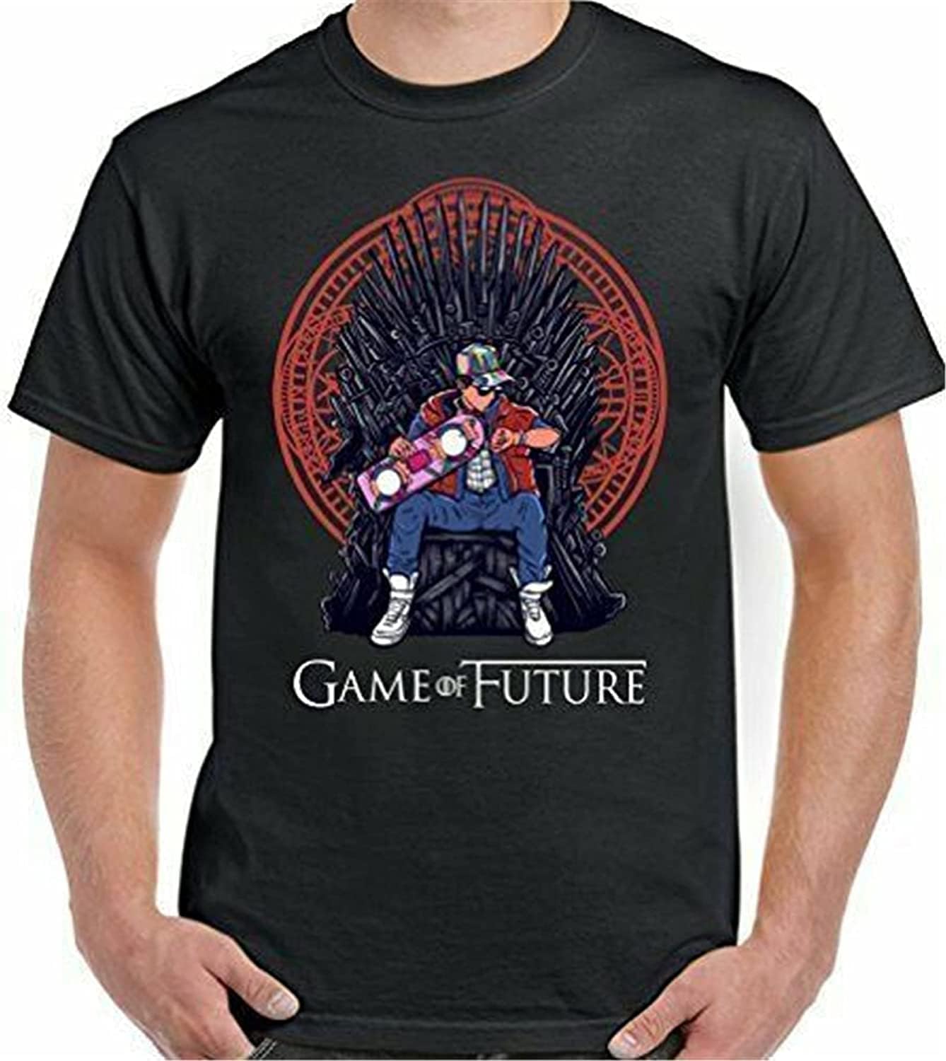 Game of Future Parody Back to The Thrones - Mens Funny T-Shirt Black 4XL чёрный