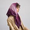 Solid Scarf Female Satin Scarves Woman Hijab Bandana Headscarf Square Women's Fashion Turban Wrap Printed Luxury Accessory
