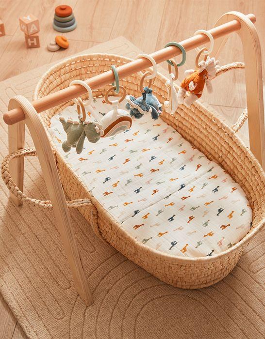 Natural Wood Activity Arch - Noukie's - Unisex - Brown - 60 X 55 X 50 Cm - from 1 Month