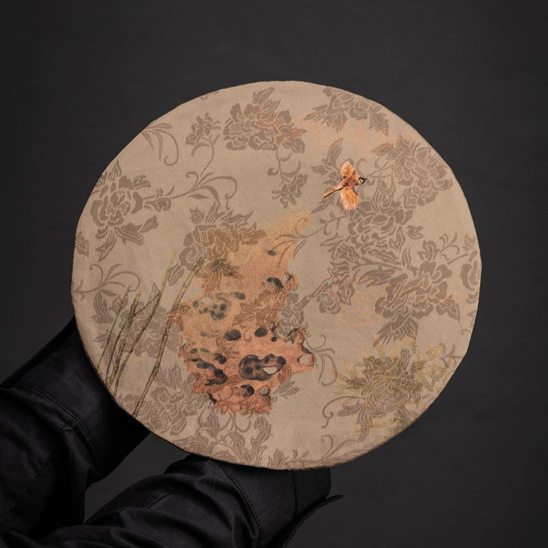 Double-sided Xiangyun Yarn Zen Tea Tablecloth - Retro Style for Coffee Tables