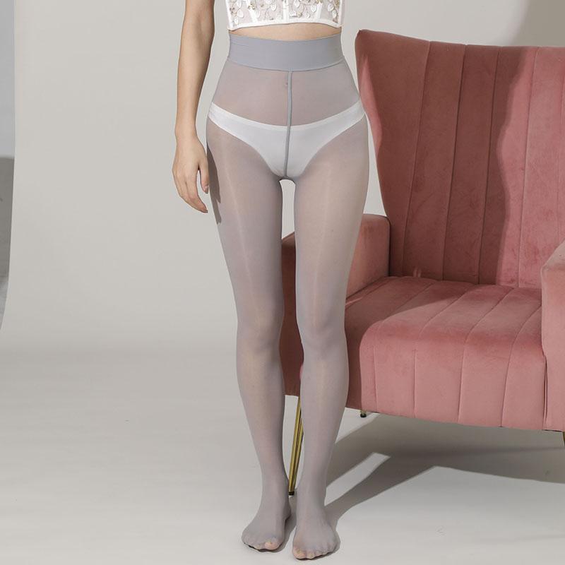 Damen Hohe Elastizität Öl Glänzend Formgebend Anti-Haken Strumpfhose Schlank Transparent Sexy Strumpfhosen Damen Nylon Glanz Strümpfe