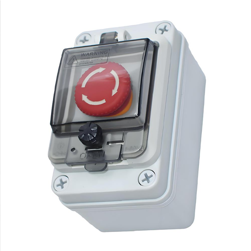 Industrial Control Panel Switch Enclosure with IP67 Protection Resists Moisture and Dust White ABS Body with Screw Terminals