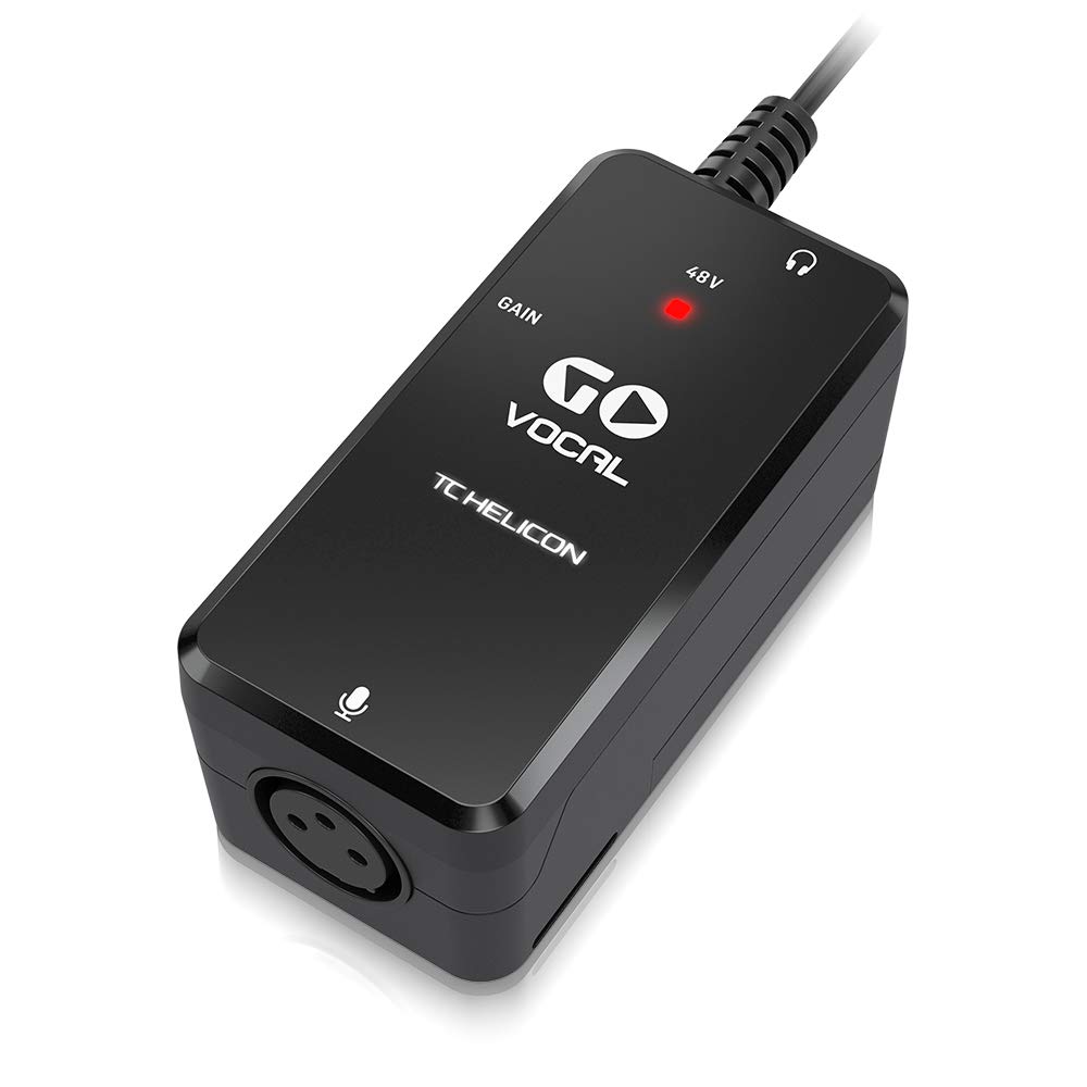 TC HELICON GO VOCAL Microphone Preamp for Mobile Devices
