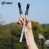 Sondery Tin Whistle C och D-tonarter Aluminiumlegeringsrör Silverfärg