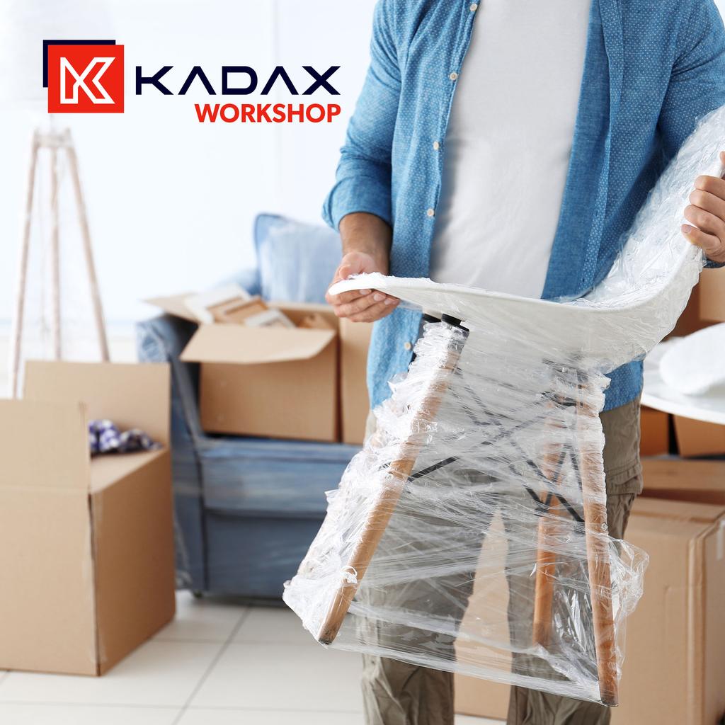 KADAX Stretch Film Stretch Transparent Strong 2.5kg 300m