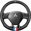 Genuine Leather Steering Wheel Cover for Mitsubishi Outlander, Eclipse, Pajero Sport, Lancer EX