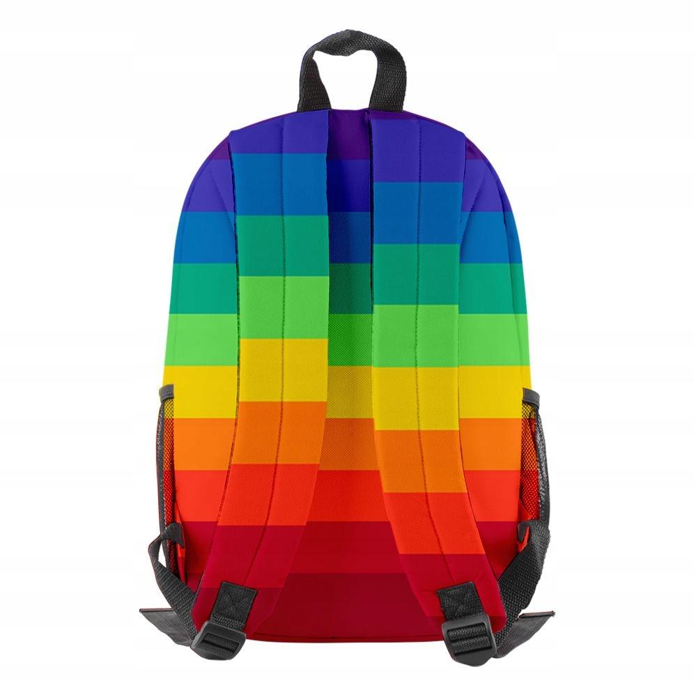 Rainbow School Backpack Rainbow Bag Lgbt Pride Large Xl