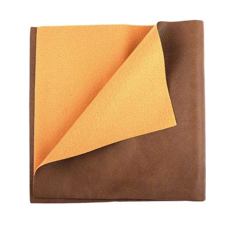 Texture Leather Pleather Fabric Waterproof Heavy Duty Leather Fabric for Craft Vinyls Upholstery Leather Sheet 1