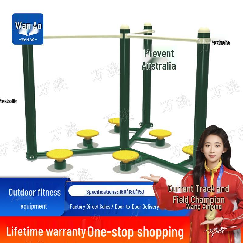 Commercial Outdoor Six-Person Waist Twister