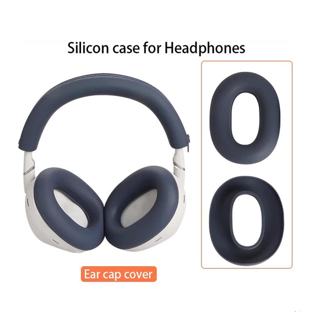 Pro Sony WH-1000XM6 Silikonový obalový set s krytem náhlavního oblouku, ochranné náušníky na sluchátka, krytky
