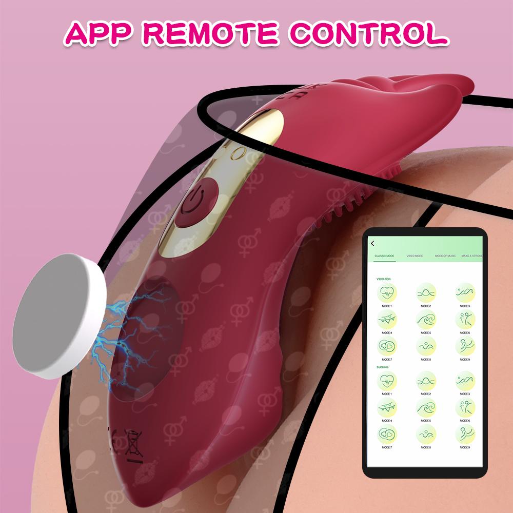 Vibrator Wearable Butterfly Bluetooth APP Clitoris Stimulator G-spot Massager Wireless  Wearable Panty Vibrator Couple Intimate Sex Toys For Women