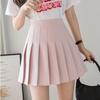 Spring Summer School Skirts Women Girl Sweet Cute Black White Pink High Waist Skirt Female Preppy Style Mini