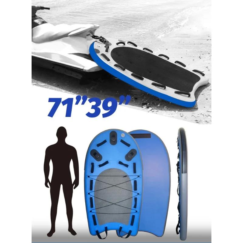 Outdoor Sled Board 2-In-1 Winter Inflatable Snowboard Summer Surfboard Waterproof Children's Thickened Skateboard