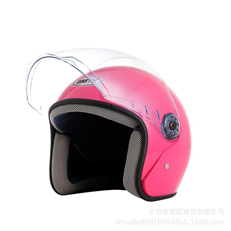 Helmets, Electric Vehicles Are Available In All Seasons, Men's and Women's Models, Winter Warm Half Helmets, Adult Windshields