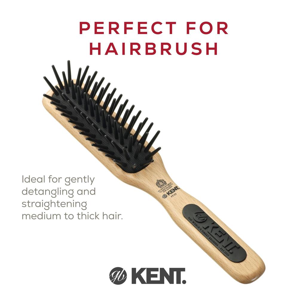 GB KENT Kent British Royal Warrant Detangling Cushion Hair Brush Perfect for Your Hair Series PF20
