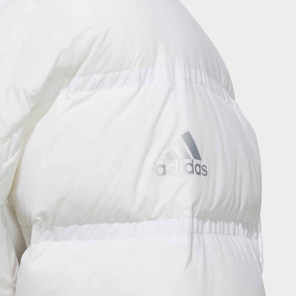Adidas Solid Color Golf Sports Casual Stand Collar Down Jacket Men Jacket White GT3415