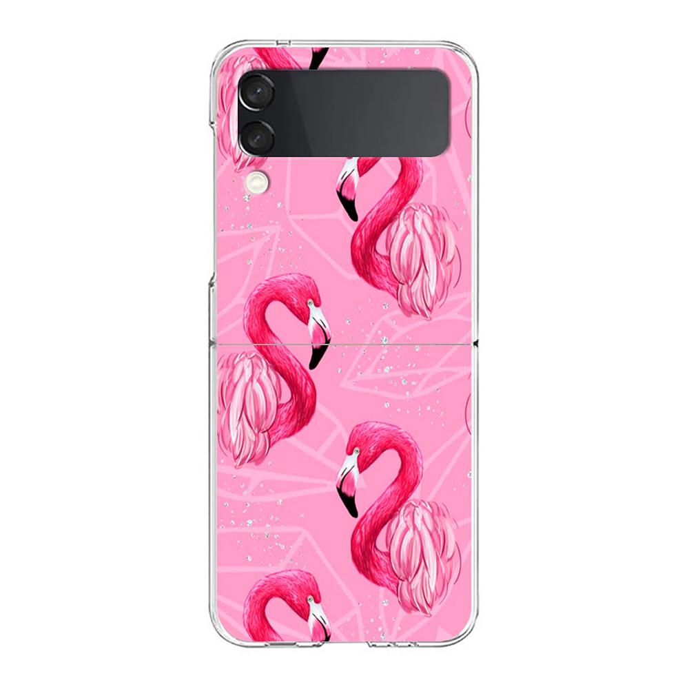 Rose Gold Pink Marble Queen For Samsung Galaxy Z Flip 3 4 5 Hard Folding Clear PC Phone Case For Samsung Z Flip3 Cover Bumper