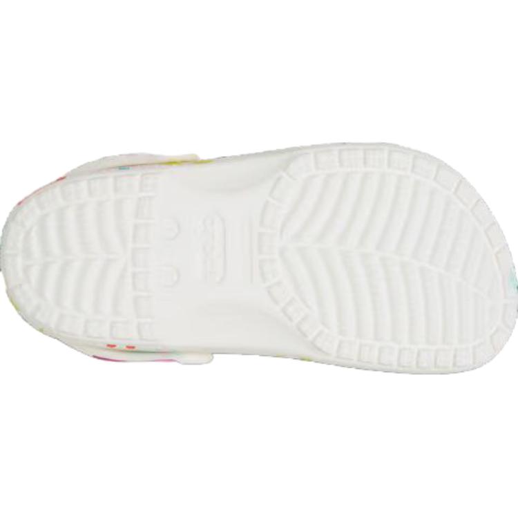 Crocs Classic Clog Versatile and Comfortable Children's Hole Shoes Kids Clogs White