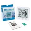 Waterproof Digital Clock with Timer, Thermometer and Hygrometer, Half-Body Bath Clock, Bath Clock with Heatstroke Prevention Function, Wall-Mounted or
