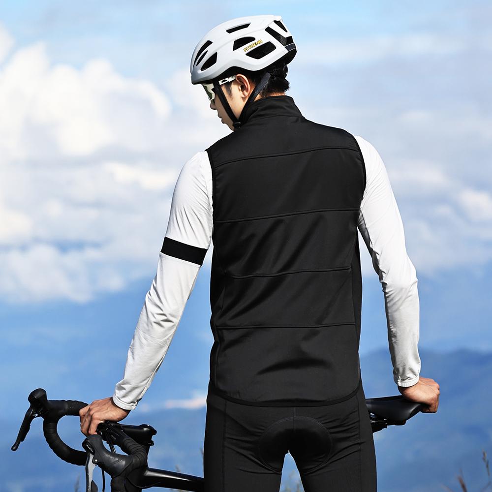 Wosawe Colete e jaqueta térmica masculina para esportes ao ar livre, à prova de vento, de lã, quente