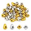 20pcs Irregular Stainless Steel Spacer Seed Bracelet Beads 5mm Never Fade PVD Necklace Beads For DIY Jewelry Making Findings