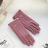 Autumn and Winter German Velvet Gloves for Men and Women Rabbit Velvet Plus Velvet Thickened Cold-proof Outdoor Driving Touch Screen Warm Gloves