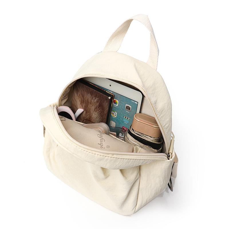 Unifarbener wasserabweisender Rucksack Multifunktionale Brusttasche Umhängetasche