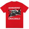 Bombardiro Crocodilo Funny Italian Brainrot Meme T Shirt Humor Fashion Hip Hop Men Women T Shirts Oversized Cotton Casual Tees