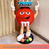 Doraemon Large Cute Cartoon Toy - Yellow, Orange, Red Bean Figure Doll for Home Decor