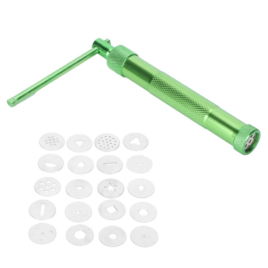 Clay Extruder Stainless Steel Rotating Squeezer Kit for Pottery Ceramic Sculpture Craft