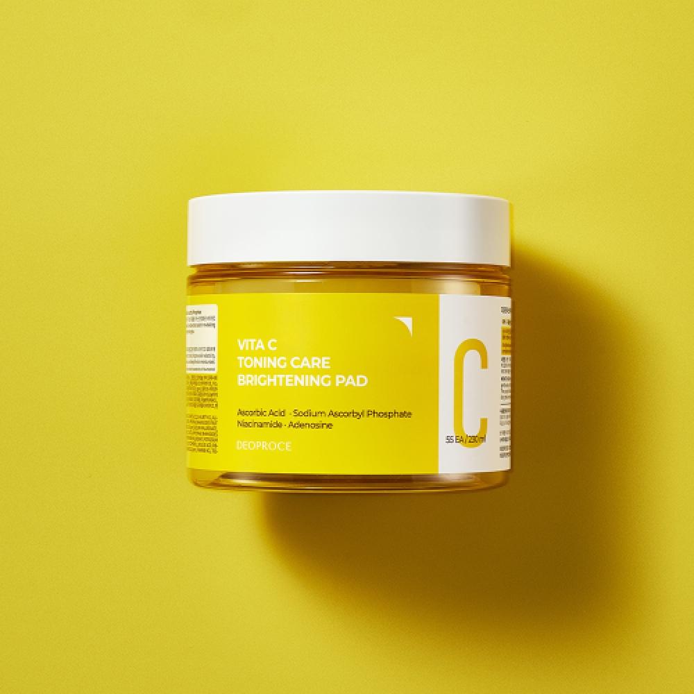 

DeoproCe Vita C Toning Care Осветляющие пэды 230мл 55шт NONE