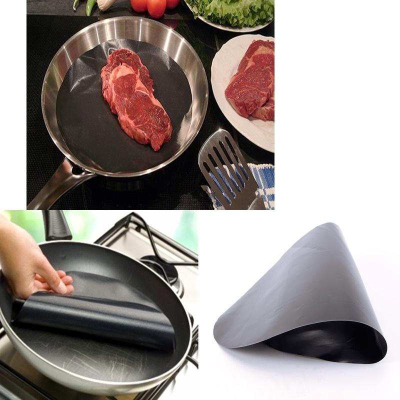 Reusable BBQ Grill Mat Bake Non Stick Grilling Mats Barbecue Pad Teflon Fiber