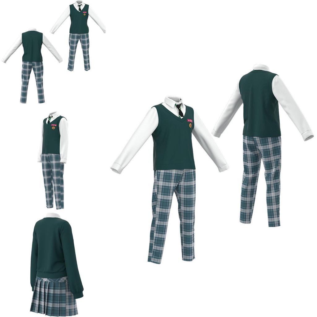 Authentic All Of Us Are Dead Cosplay Costume For Men And Women School Uniform Outfit For Halloween