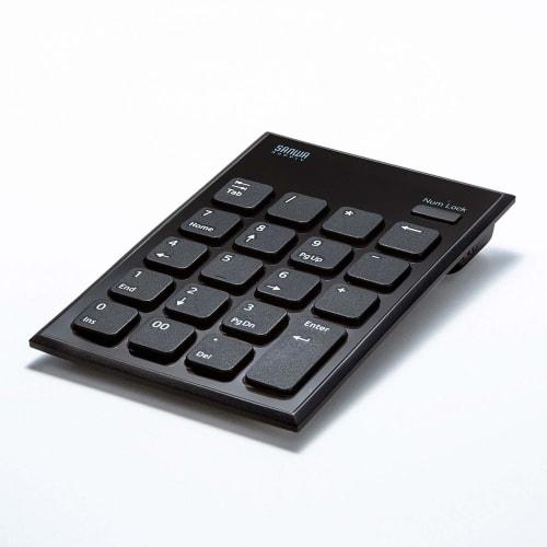 Sanwa Supply Bluetooth Numeric Keypad 20 Keys (19 Keys + Numlock Key) Pantograph NT-BT21BK