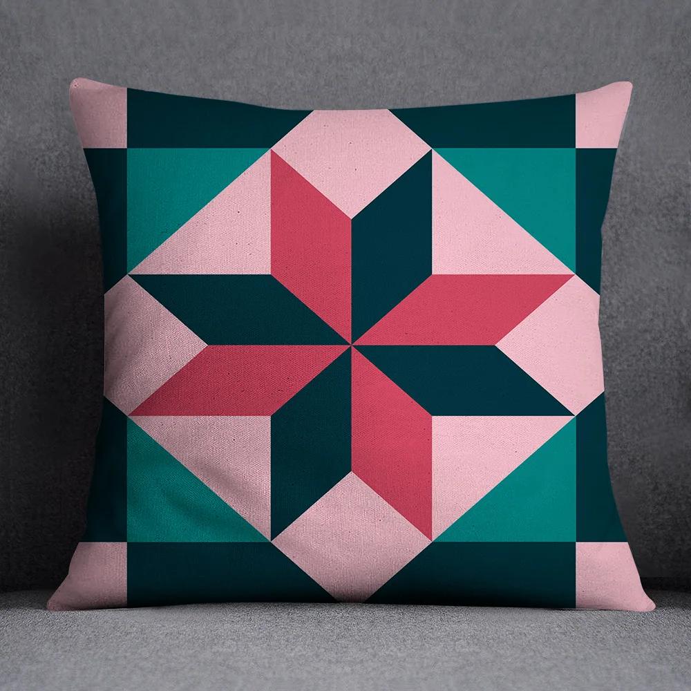 Wohnkultur Geometrische Design Kissenbezug Schlafzimmer Wohnzimmer Minimalistischen Büro Auto Innen