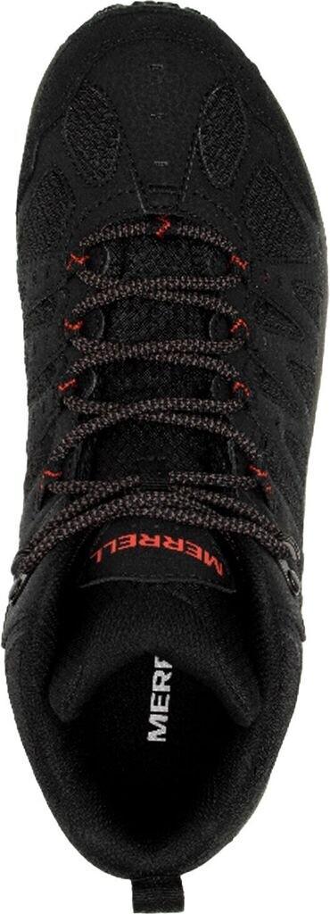 Men's Trekking Shoes Merrell Accentor 3 Gore-Tex Mid Boots Black Tangerine
