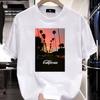 Sun T Shirt Cotton Printed T-Shirt Soft & Breathable Round Neck Short Sleeve Tee Unisex Overs