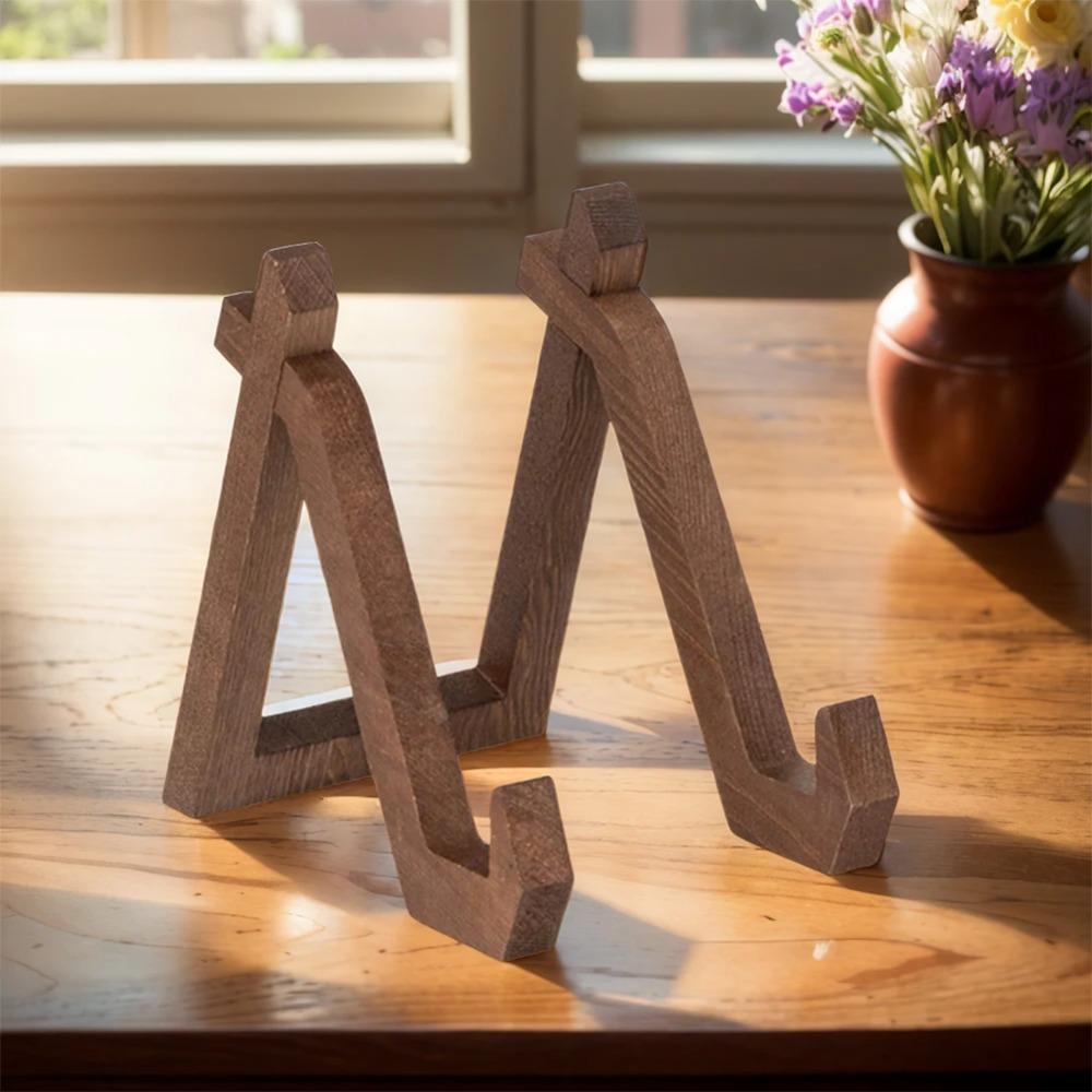 Practical Picture Frame Stand Retro Desktop Cookbook Holder Music Album Rack  For Apartment Home