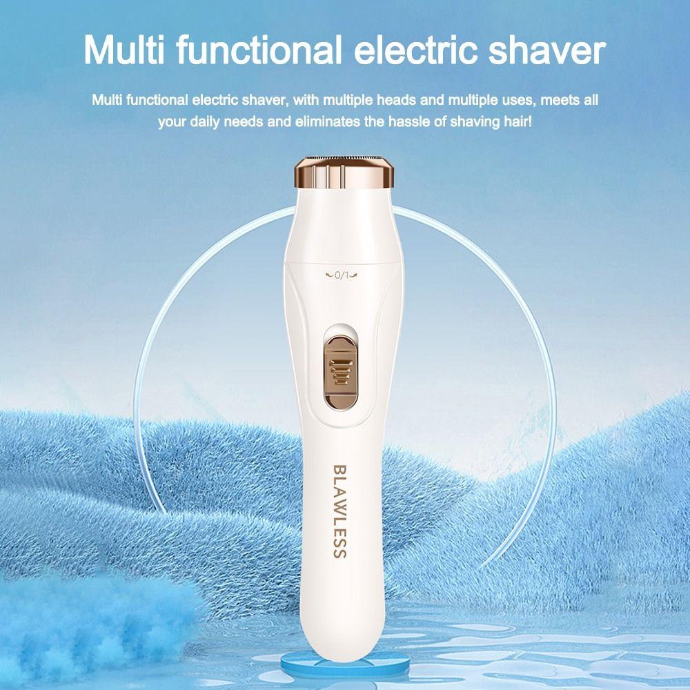 Rechargeable Bikini Trimmer Cordless Women's Hair Remover for Armpit Face Leg Hair