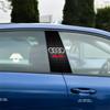 PVC Car B-pillar Sticker Auto Center Column Waterproof Stickers For Q5 Sline A1 A2 A3 A4 A4L A5  RS RS3 RS4 RS5 RS6 R8 S1 S2