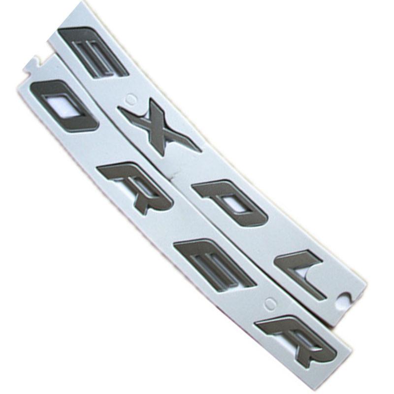 Elegant Black Metal Explorer Car Front Hood Emblem Badge Sticker For Ford Vehicles