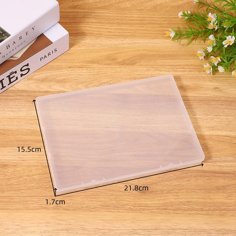1.7 Height Transparent Plastic Desktop Organizer for Nail Art Accessories