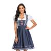 German Oktoberfest Plaid Beer Party Dress for Women