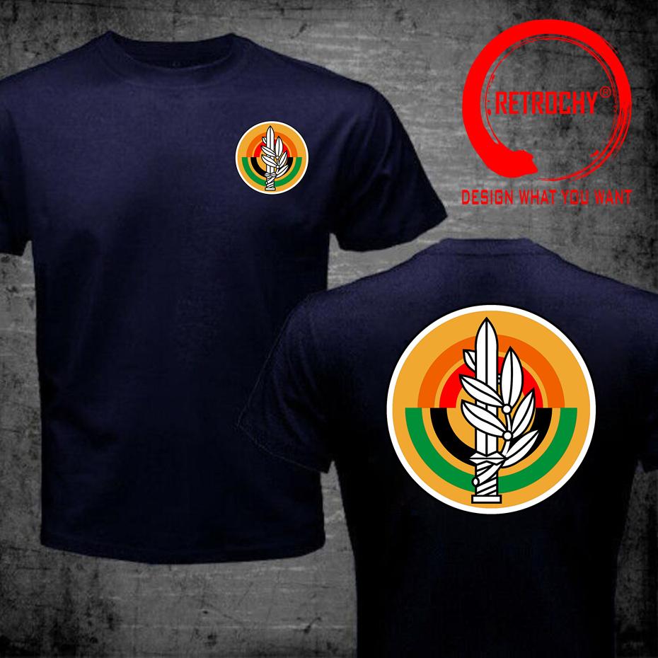 Front Back Print Fashion Israeli Army Israel Mazi Idf Symbol TShirt Military Green T Shirt Unisex Unisex Stylish Basic Tee Shirt