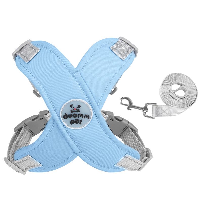 Newest French Bulldog Pet Harness and Leash Set for Small Medium Dogs Adjustable Puppy Dog Vest Harnesses Pug Mascotas Supplies